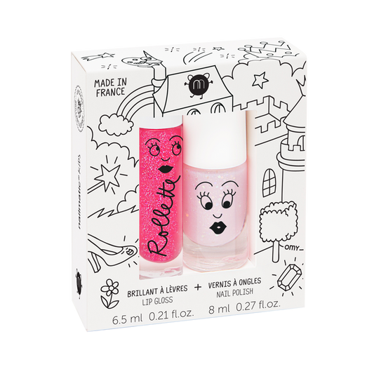 Fairytales Lip Gloss + Nail Polish Gift Set